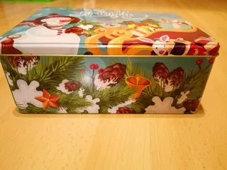 Caja metálica Navidad