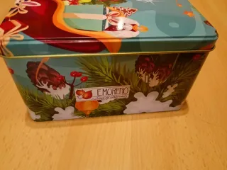 Caja metálica Navidad