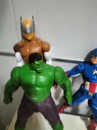 Muñecos Superhéroes Buzz Lightyear Hulk Spiderman.
