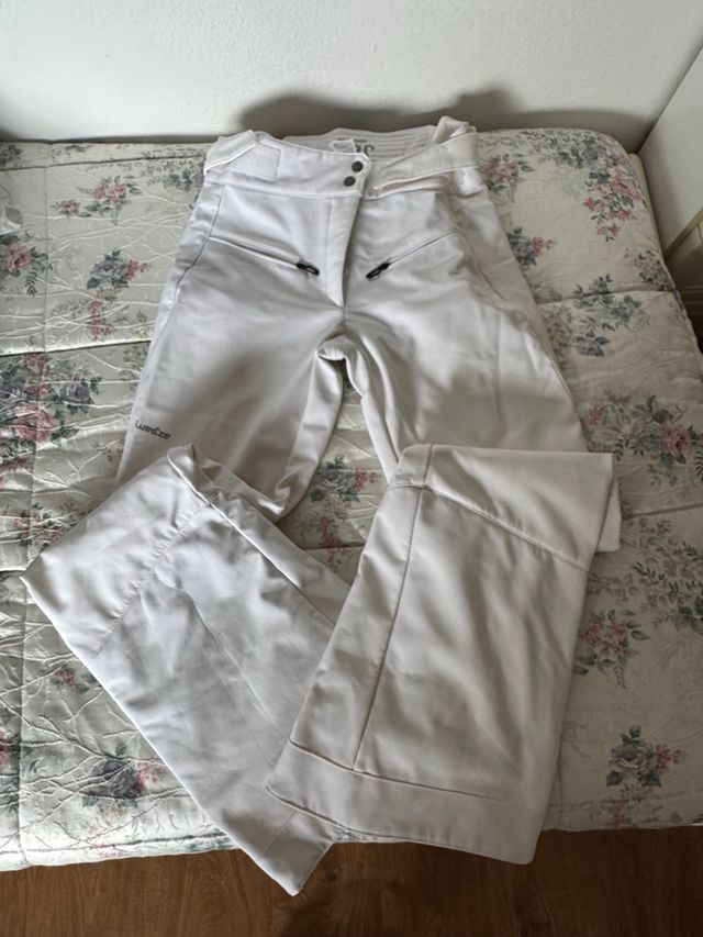 Pantalones de esquí blancos