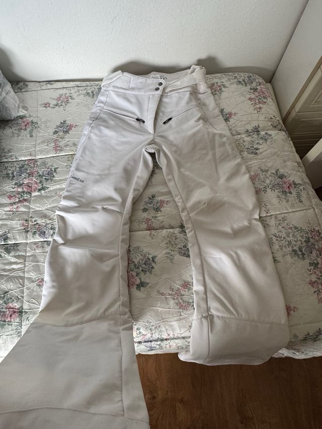 Pantalones de esquí blancos