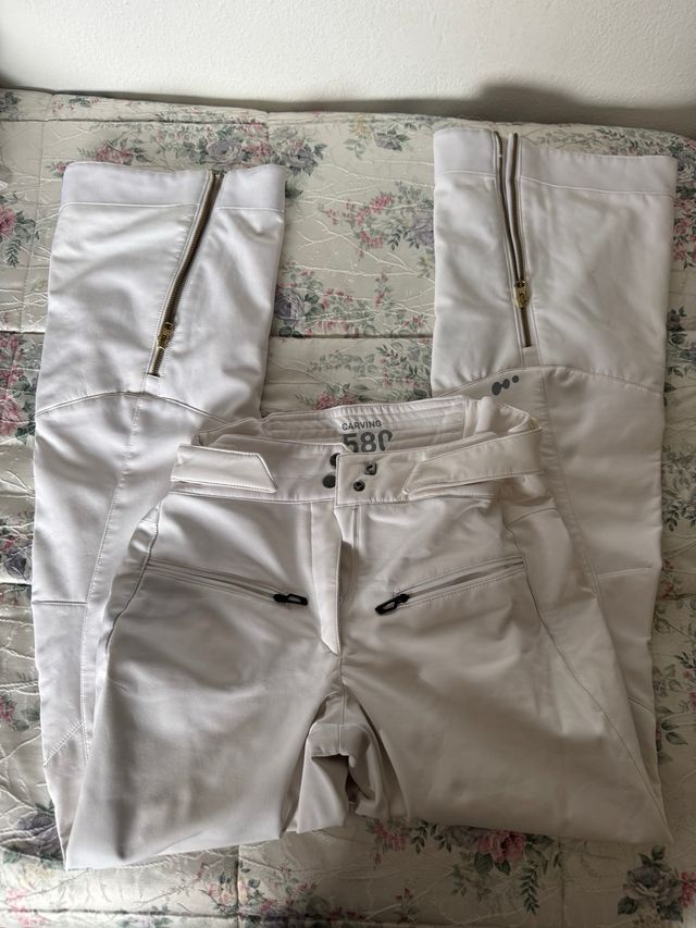 Pantalones de esquí blancos