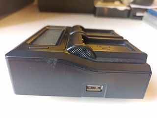 Caricabatterie Dual Blumax per Fuji NP-W126/126s