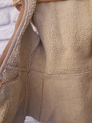 Chaleco Zara ante y borreguito