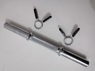 Barra Mancuerna 35cm + Cierres