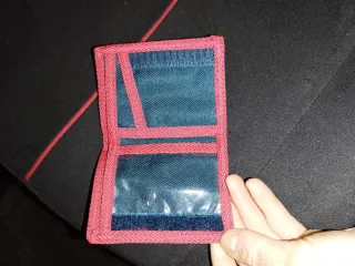 Cartera NFL Azul Cierre Cremallera