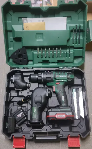 Multiferramenta 3 em 1 Parkside 20v - novo