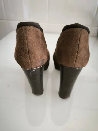 Botas de salto castanhas Seaside 35