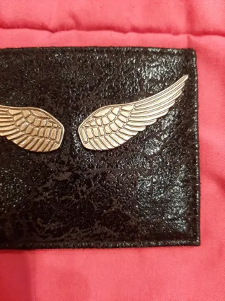 Porta carte Diesel Nero e Oro