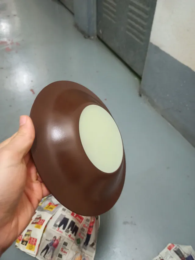 Juego 3 Platos Hondos y 2 Llanos Marrón/Verde