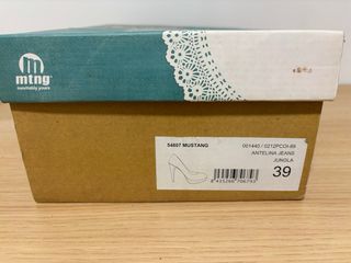 Elegantes Zapatos de tacón azul para fiesta