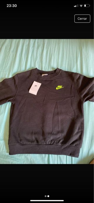 Sudadera Nike Negra y Verde
