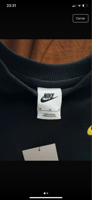 Sudadera Nike Negra y Verde