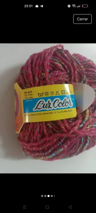 Lote 20 ovillos lana 50gr