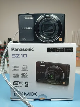 Cámara Panasonic SZ10 Negra + Funda + Tarjeta 16GB
