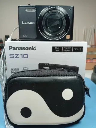 Cámara Panasonic SZ10 Negra + Funda + Tarjeta 16GB