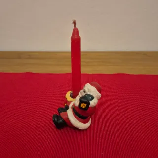 Decorazioni di Natale - Babbo Natale con candela