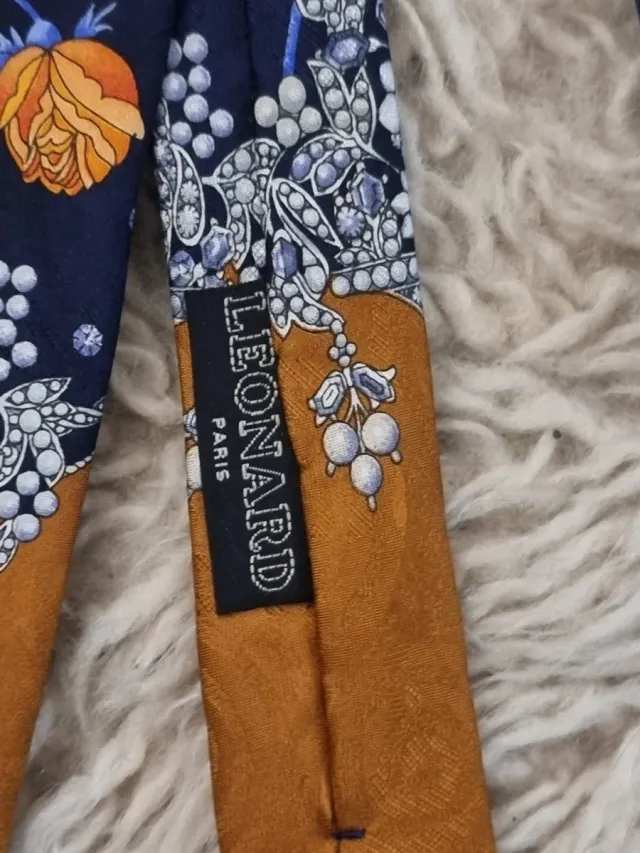 Cravatta Leonard Paris 100% Seta