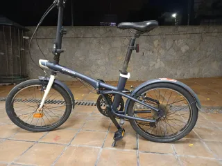 Bicicleta pieghevole Btwin grigia