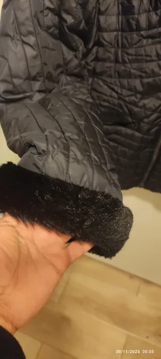 Chaqueta abrigo negra T40