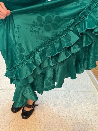 Traje de Flamenco Verde
