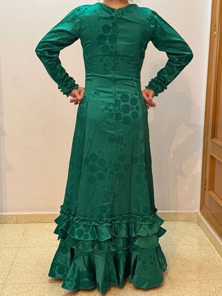 Traje de Flamenco Verde