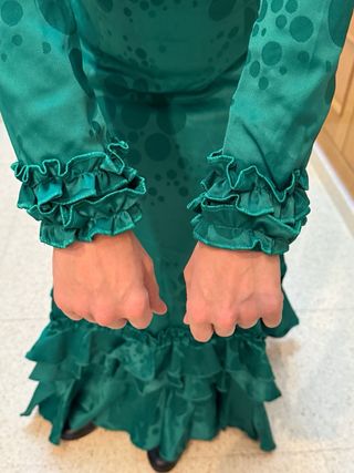 Traje de Flamenco Verde