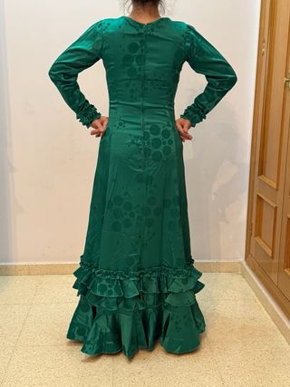 Traje de Flamenco Verde