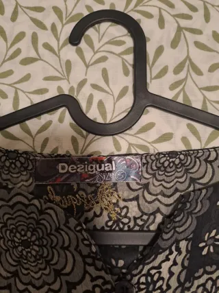 Camisa Desigual gasa manga larga estampada