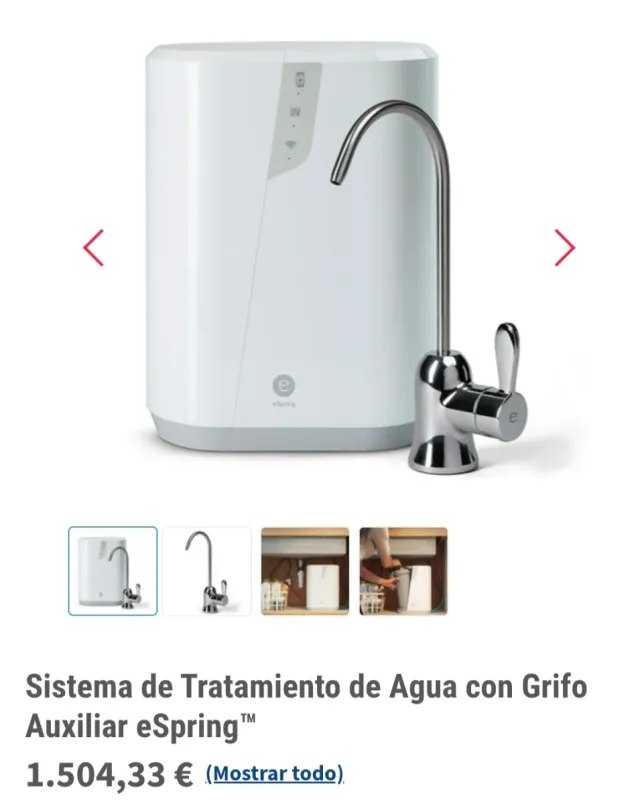 Sistema Tratamiento Agua eSpring
