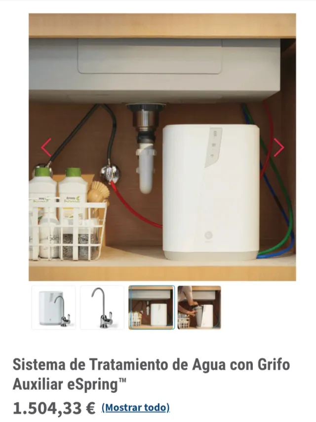 Sistema Tratamiento Agua eSpring