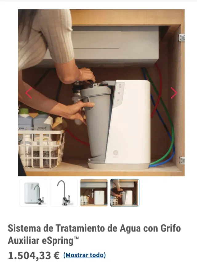 Sistema Tratamiento Agua eSpring