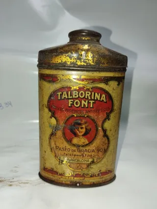 Bote de chapa lataTalborina Font barcelona