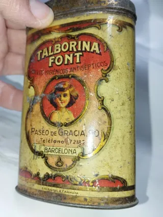 Bote de chapa lataTalborina Font barcelona