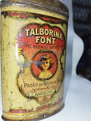 Bote de chapa lataTalborina Font barcelona