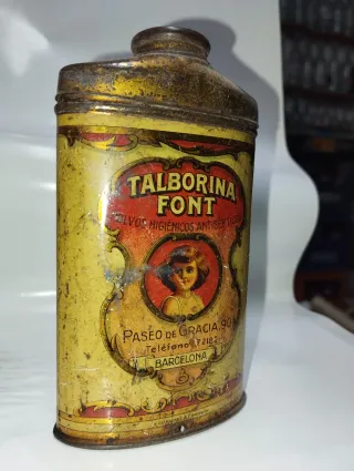 Bote de chapa lataTalborina Font barcelona