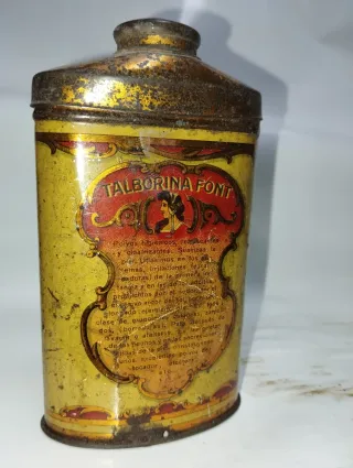 Bote de chapa lataTalborina Font barcelona