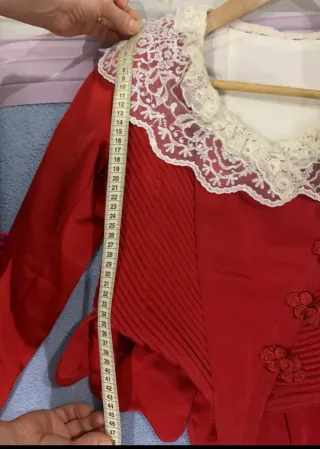 Corpiño Fallera Rojo