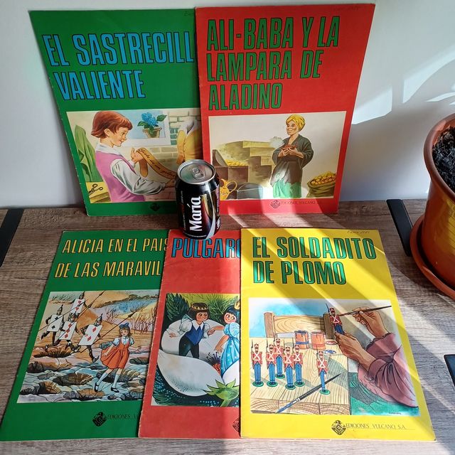 5 Libros Vulcano GIGANTES 1977