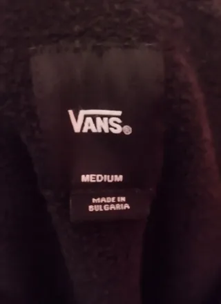 Sudadera Vans Negra Hombre