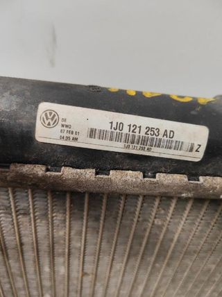 Audi 283183 radiador agua 1j0121253ad tt (8n3/8n9)