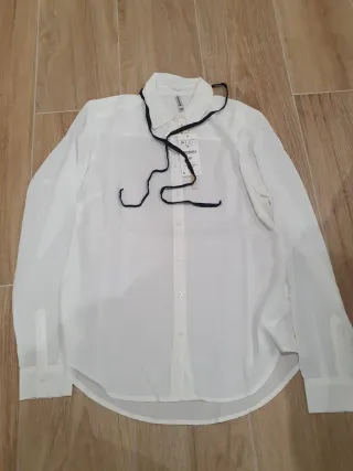 Camisa blanca mujer talla M