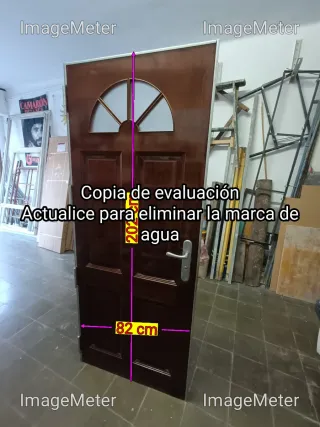 Puerta blindada de calle