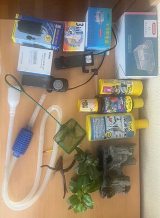 Acuario 22L más accesorios