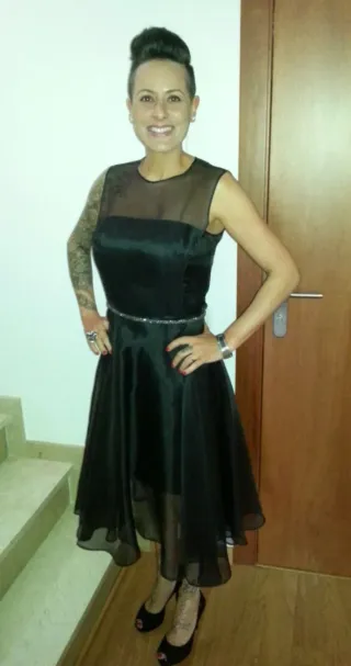 Vestido elegante negro