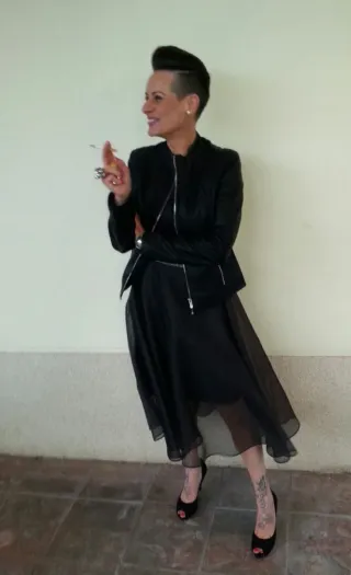 Vestido elegante negro