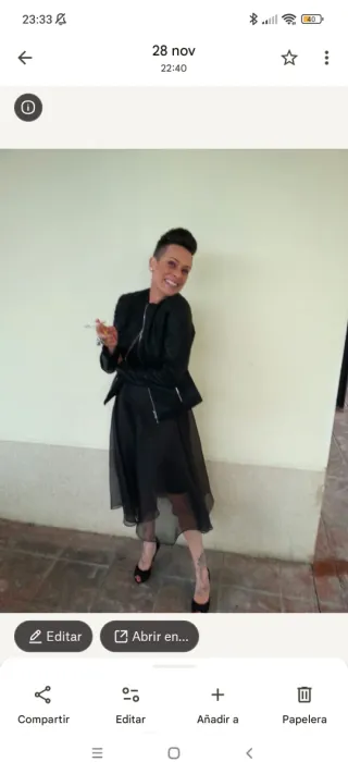 Vestido elegante negro