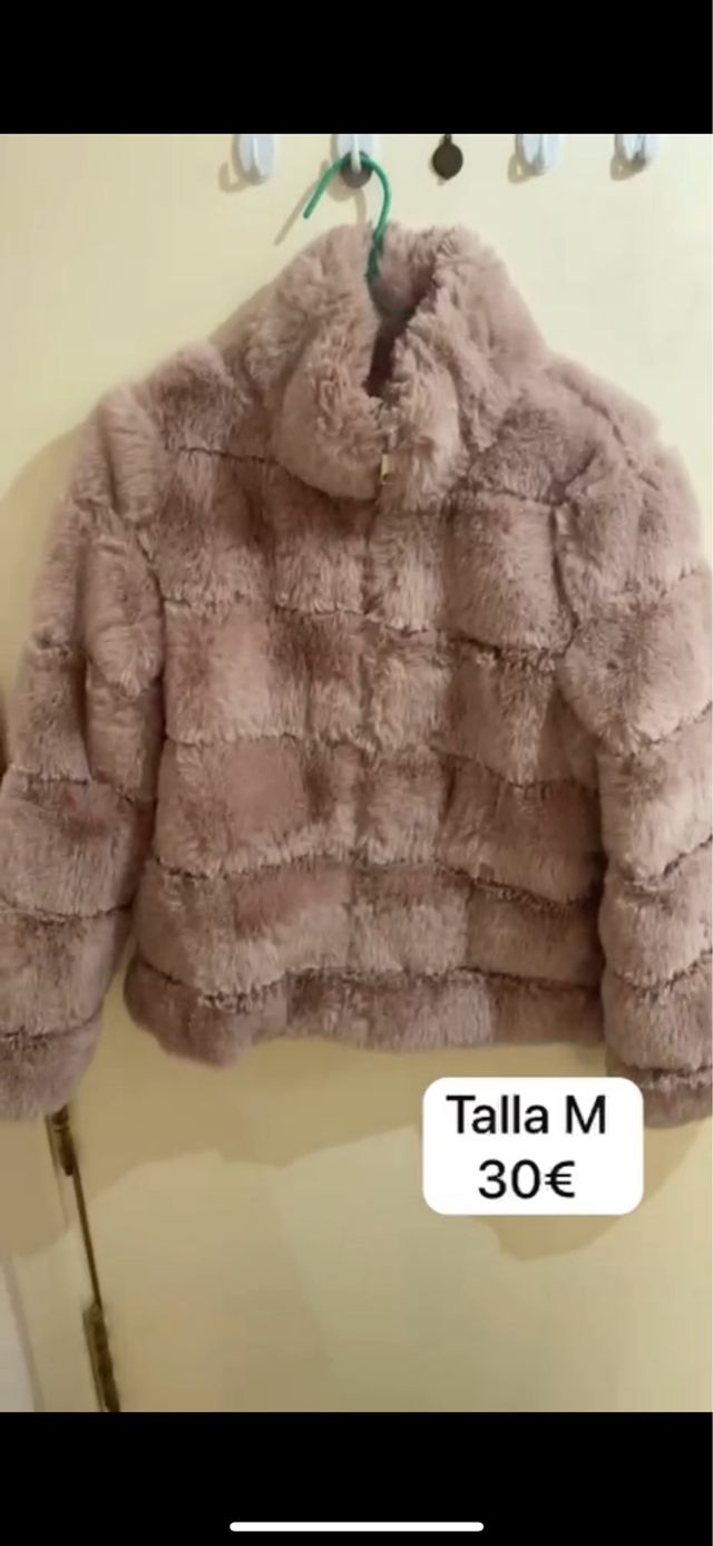 Chaqueta pelo sintético talla M