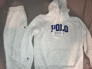 Conjunto Polo Ralph Lauren Gris y Azul