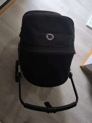 Bugaboo Fox 3 negro silla + capazo + extras